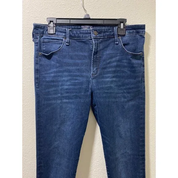 Abercrombie & Fitch Simone High Rise Super Skinny Jeans Womens 32/14R - Picture 2 of 8